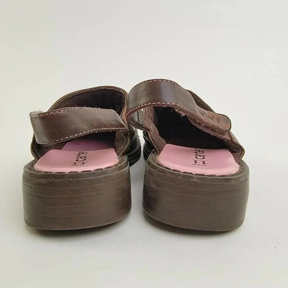 Carters Brown Leather Slingback Slip On Sandal Mules - 11 C - Picture 7 of 8